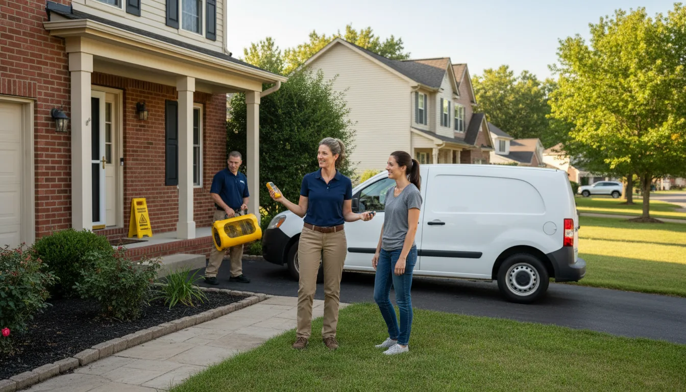 Water restoration image for Water Damage & Restoration Services in Weirton, WV